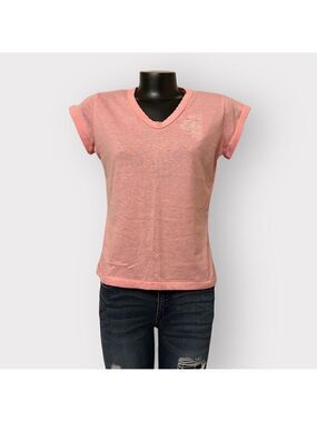 Elizabeth Adams Sport NEW VINTAGE Single Stitch Tee sz M Pastel Embroidery Shirt